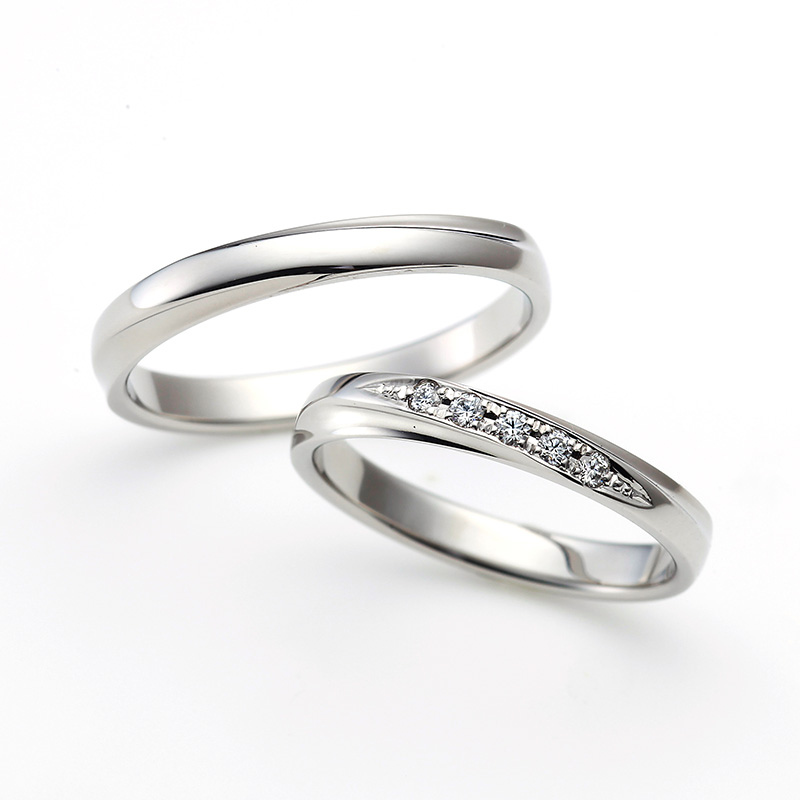 ラザールダイヤモンドの結婚指輪「LG023PR」と「LG024PR」