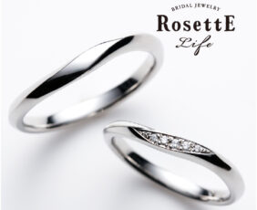 ロゼットライフの結婚指輪　ビウィッチド