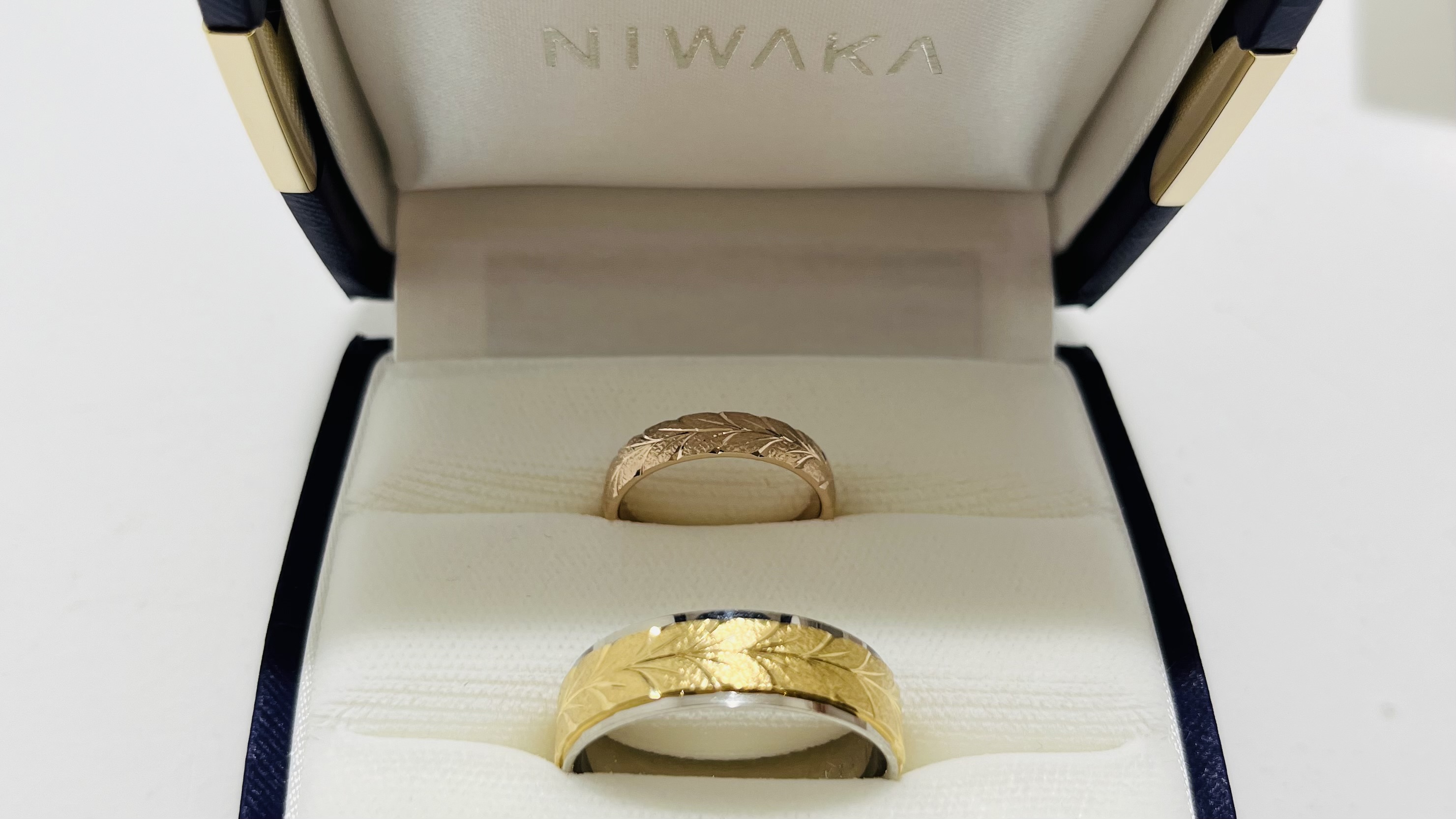 【阿賀町】NIWAKAの結婚指輪をお作りいただきました