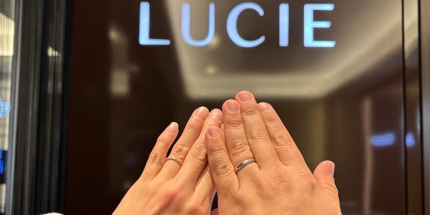 【新潟市】ルシエの結婚指輪をお作りいただきました
