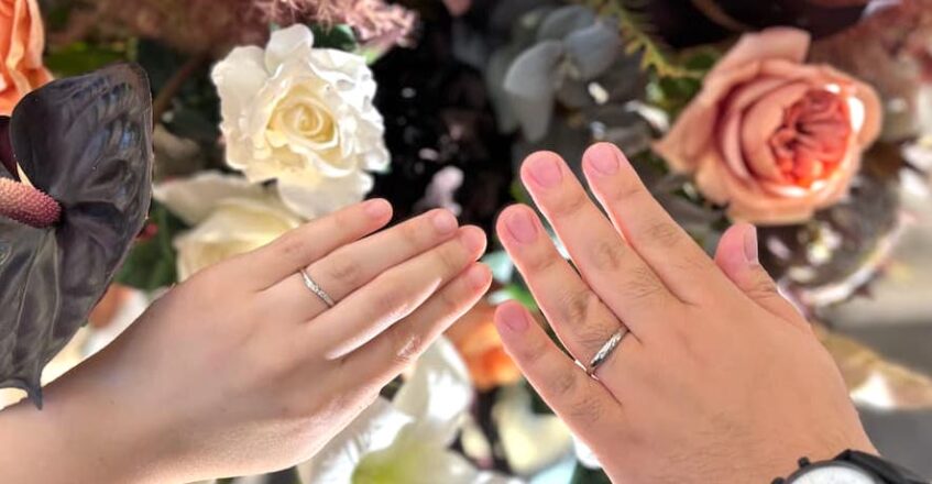 【新潟市】ルシエの結婚指輪をお作りいただきました