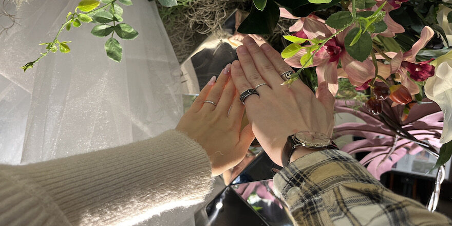 【燕市】ロイヤル・アッシャーの結婚指輪をお作りいただきました