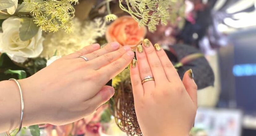 【新潟市】NIWAKAの結婚指輪をお作りいただきました