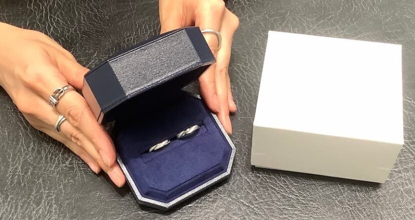 【長岡市】ロイヤル・アッシャーの結婚指輪をお作りいただきました