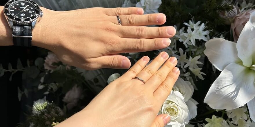 【新潟市】ラザールダイヤモンドの結婚指輪をお作りいただきました