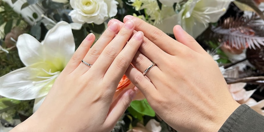 【魚沼市】ロイヤル・アッシャーの結婚指輪をお作りいただきました