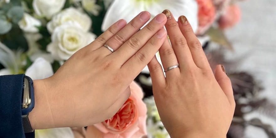 【長岡市】ノクルの結婚指輪をお作りいただきました