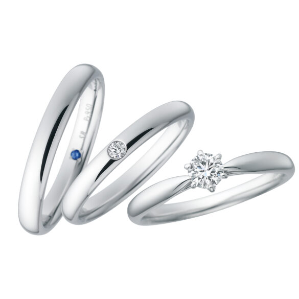 サムシングブルー　アイテールのセットリング