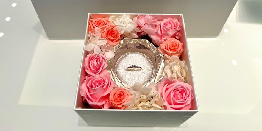 【新潟市】NIWAKAの婚約指輪をお作りいただきました