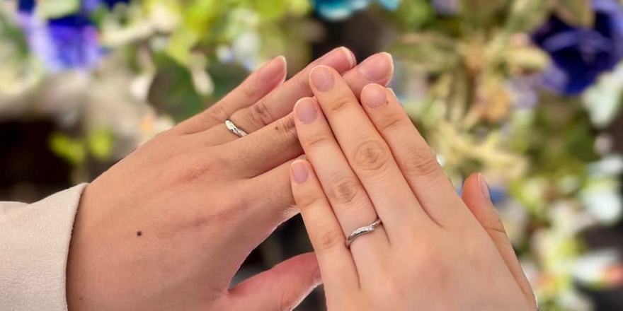 【南魚沼市】NIWAKAの結婚指輪をお作りいただきました