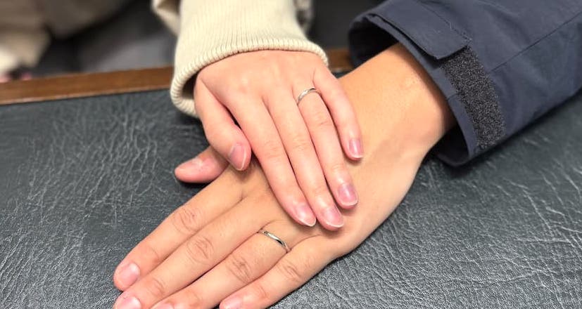 【十日町市・燕市】NIWAKAの結婚指輪をお作りいただきました