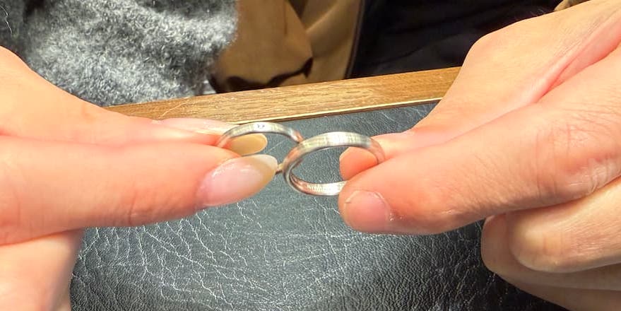 【長岡市】NIWAKAの結婚指輪をお作りいただきました