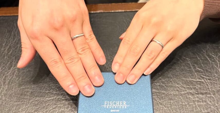 【胎内市・新潟市】フィッシャーの結婚指輪をお作りいただきました