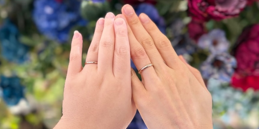 【新潟市】NIWAKAの結婚指輪をお作りいただきました