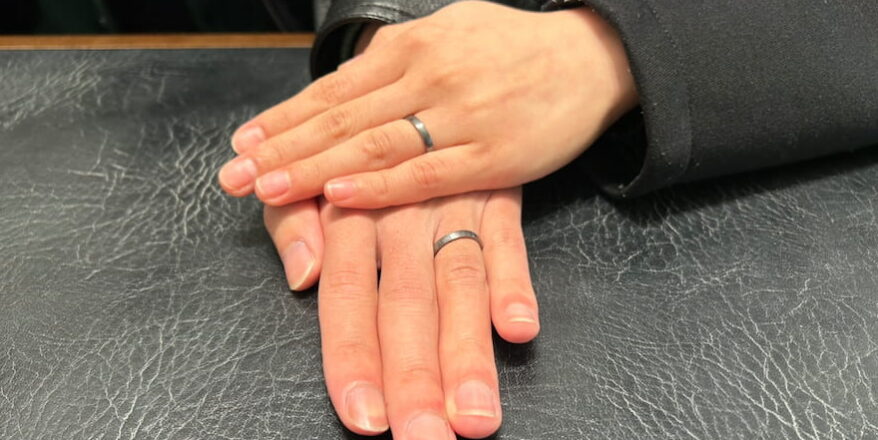 【十日町市】SORAの結婚指輪をお作りいただきました