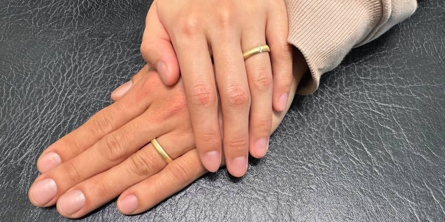 【新潟市】フィッシャーの結婚指輪をお作りいただきました