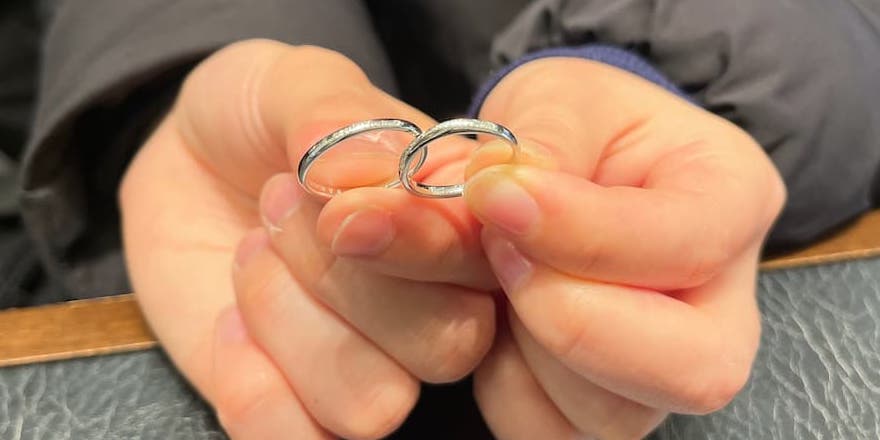 【長岡市・柏崎市】NIWAKAの結婚指輪をお作りいただきました