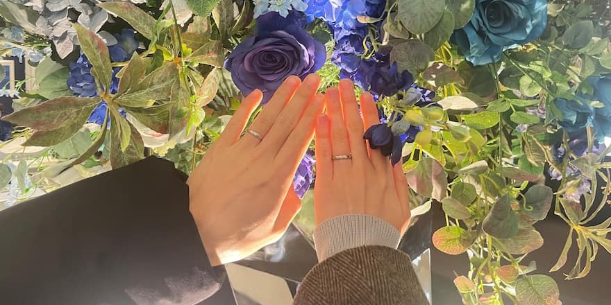 【燕市】NIWAKAの結婚指輪をお作りいただきました