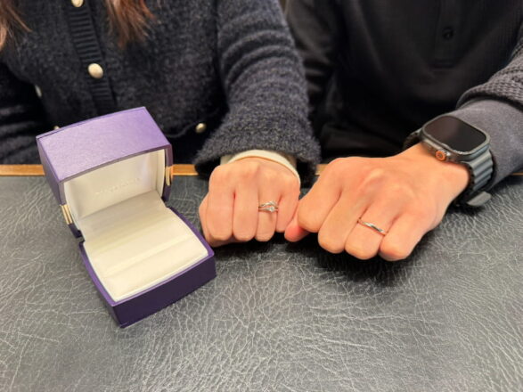 【新潟市】NIWAKAの結婚指輪をお作りいただきました
