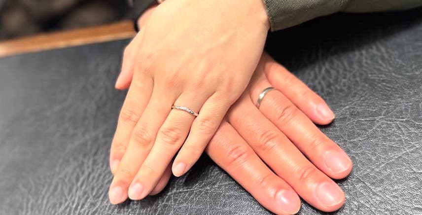 【胎内市】NIWAKAの結婚指輪をお作りいただきました