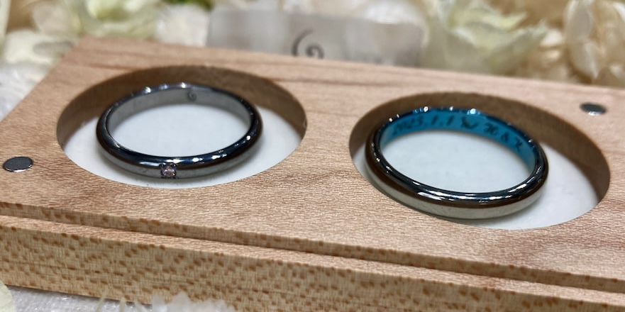 【新潟市】SORAの結婚指輪をお作りいただきました
