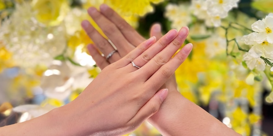 【新潟市】NIWAKAの結婚指輪をお作りいただきました