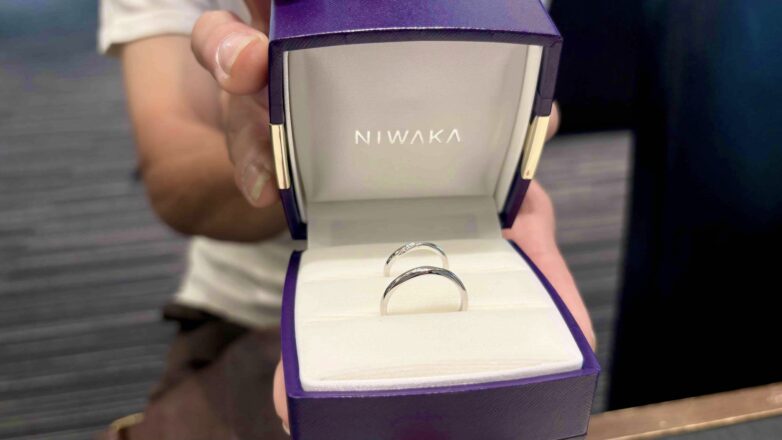 【長岡市】NIWAKAの結婚指輪をおつくりいただきました