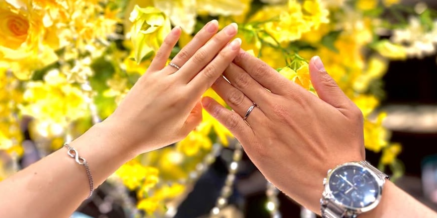 【燕市】NIWAKAの結婚指輪をお作りいただきました