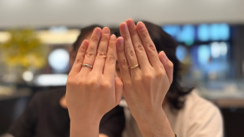 【新潟市・長岡市】NIWAKAの結婚指輪をおつくりいただきました