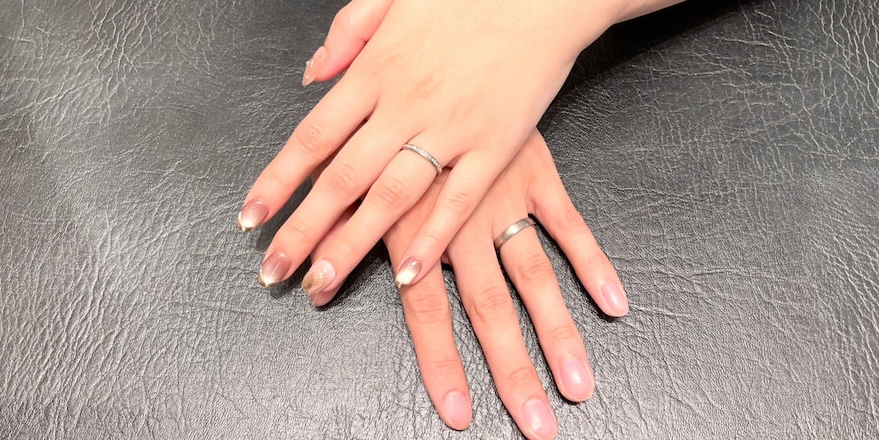 【新潟市】NIWAKAの結婚指輪をおつくりいただきました