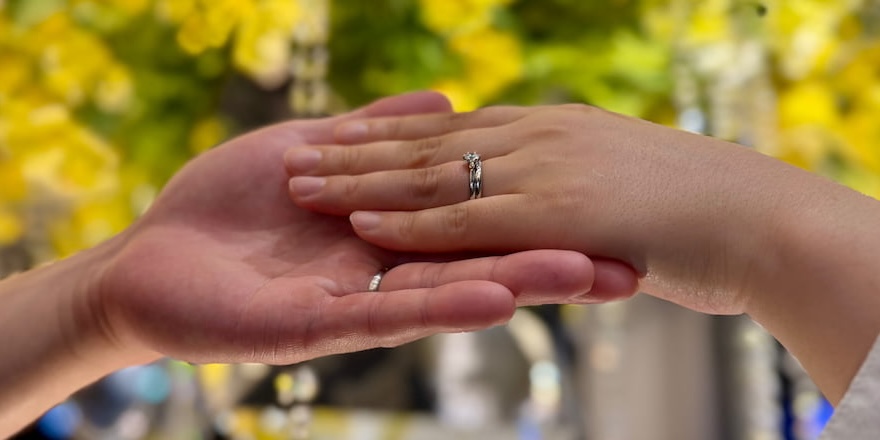 【新発田市】NIWAKAの結婚指輪をお作りいただきました