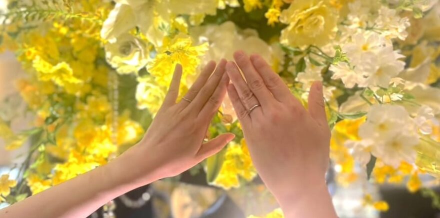 【南魚沼市】NIWAKAの結婚指輪をお作りいただきました