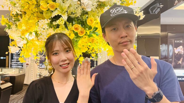 【長岡市】NIWAKAの結婚指輪をおつくりいただきました