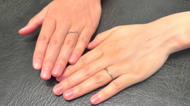 【燕市】NIWAKAの結婚指輪をおつくりいただきました