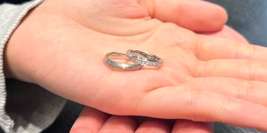 【長岡市】NIWAKAの結婚指輪をお作りいただきました