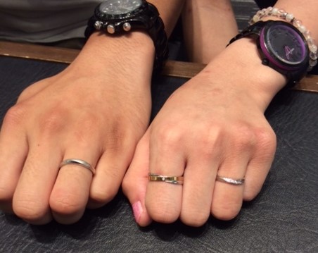 Cafe Ring のご結婚指輪『ウィ』♡