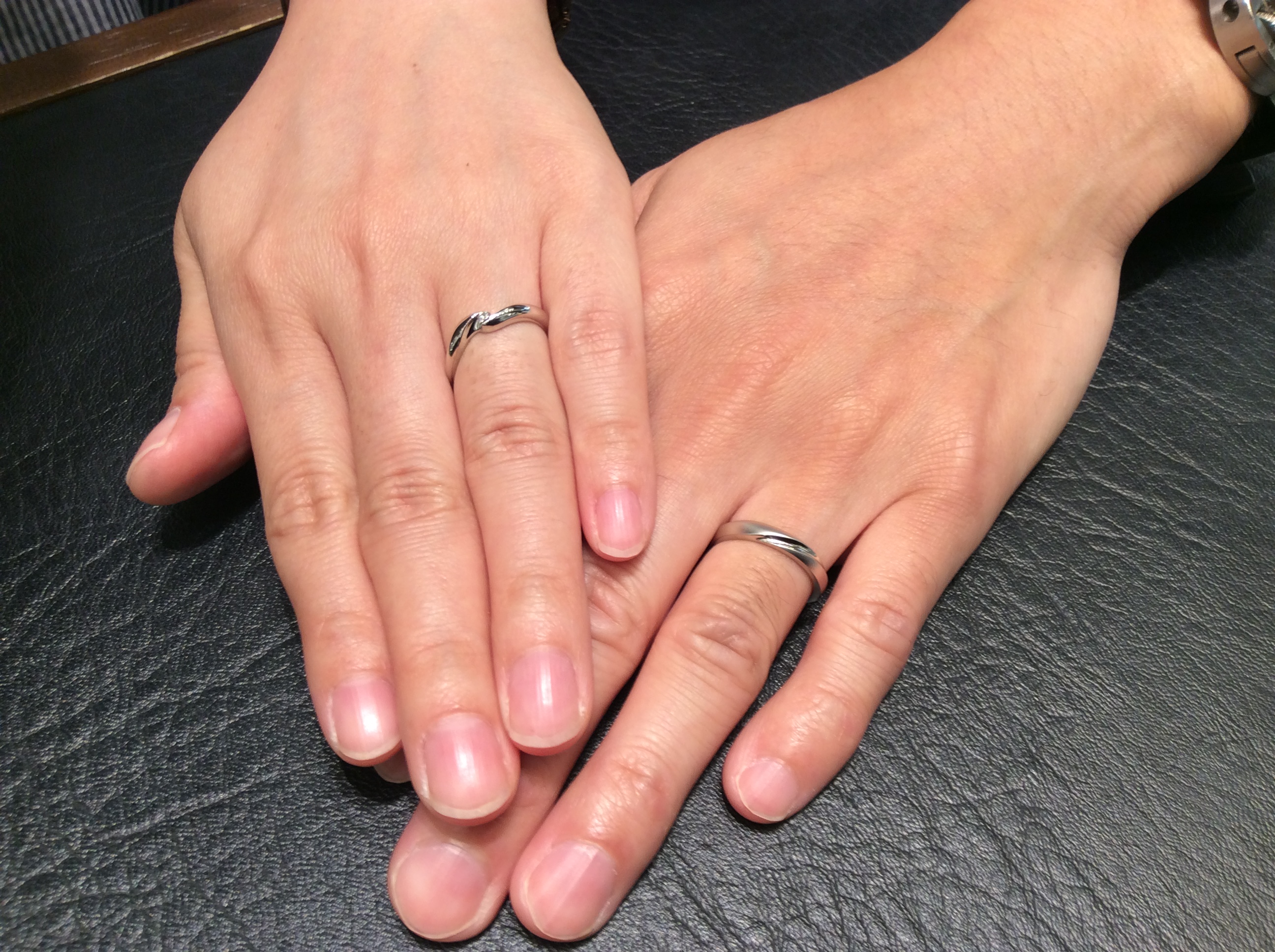 新潟でルシエの結婚指輪をプラチナでお作り(五泉市＆阿賀野市/I様＆H様)