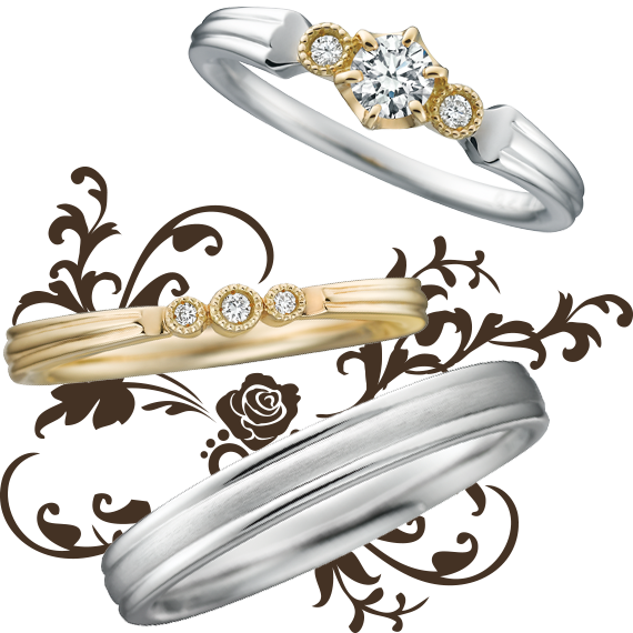 新潟で 美女と野獣 の婚約指輪 結婚指輪を見る Isshindo Bridal Blog