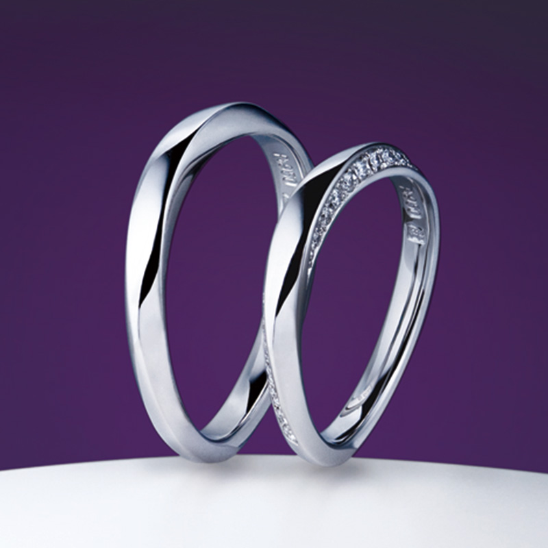 NIWAKA(俄)の結婚指輪「凛」（りん）