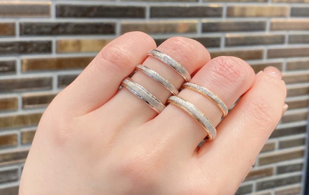 フィッシャーの結婚指輪着用画像