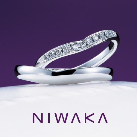 NIWAKAの結婚指輪　睡蓮の画像