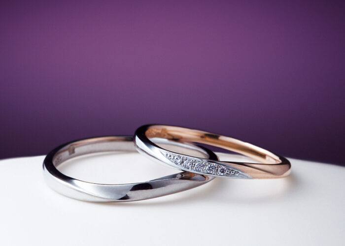 NIWAKAの結婚指輪「雪佳景」の画像