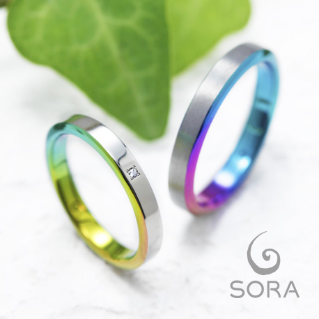 SORA　ソラ　結婚指輪　スロープ