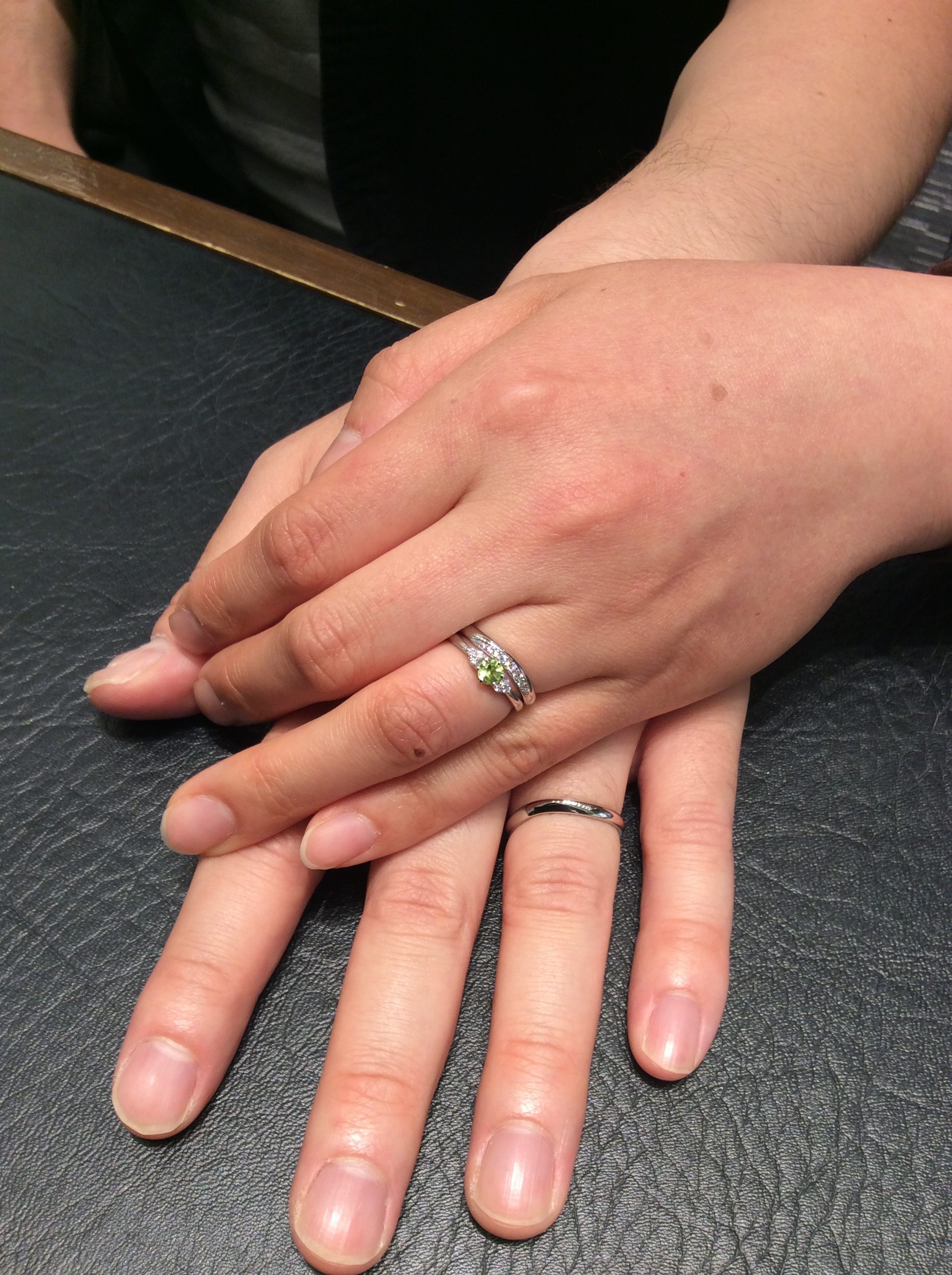 SOの婚約指輪＆ロイヤルアッシャーの結婚指輪をご成約いただきました/小千谷市S様＆S様