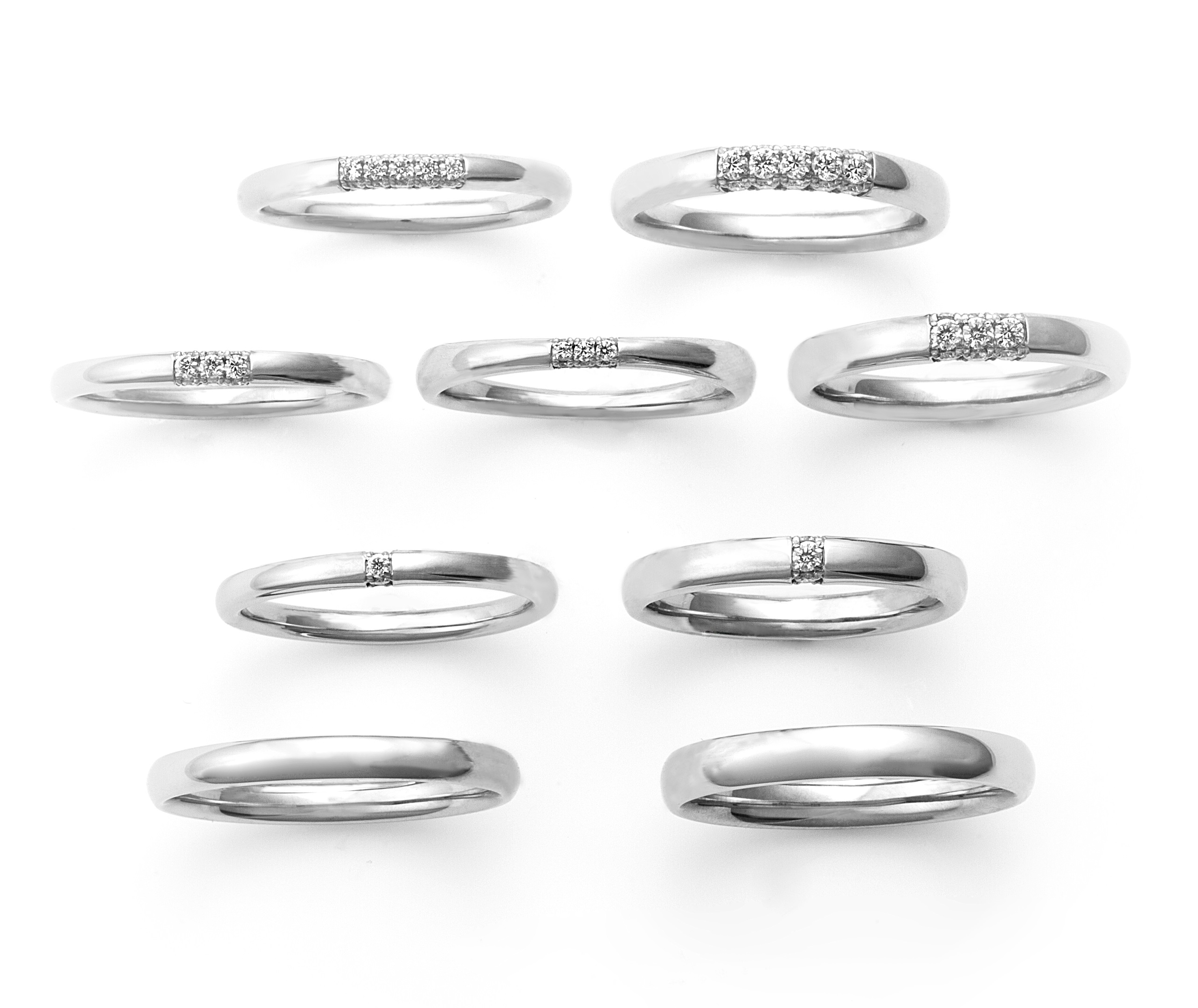 結婚指輪はダイヤモンドセッティング量でこんなに変わる 女性必見のダイヤモンドセッティング Isshindo Bridal Blog