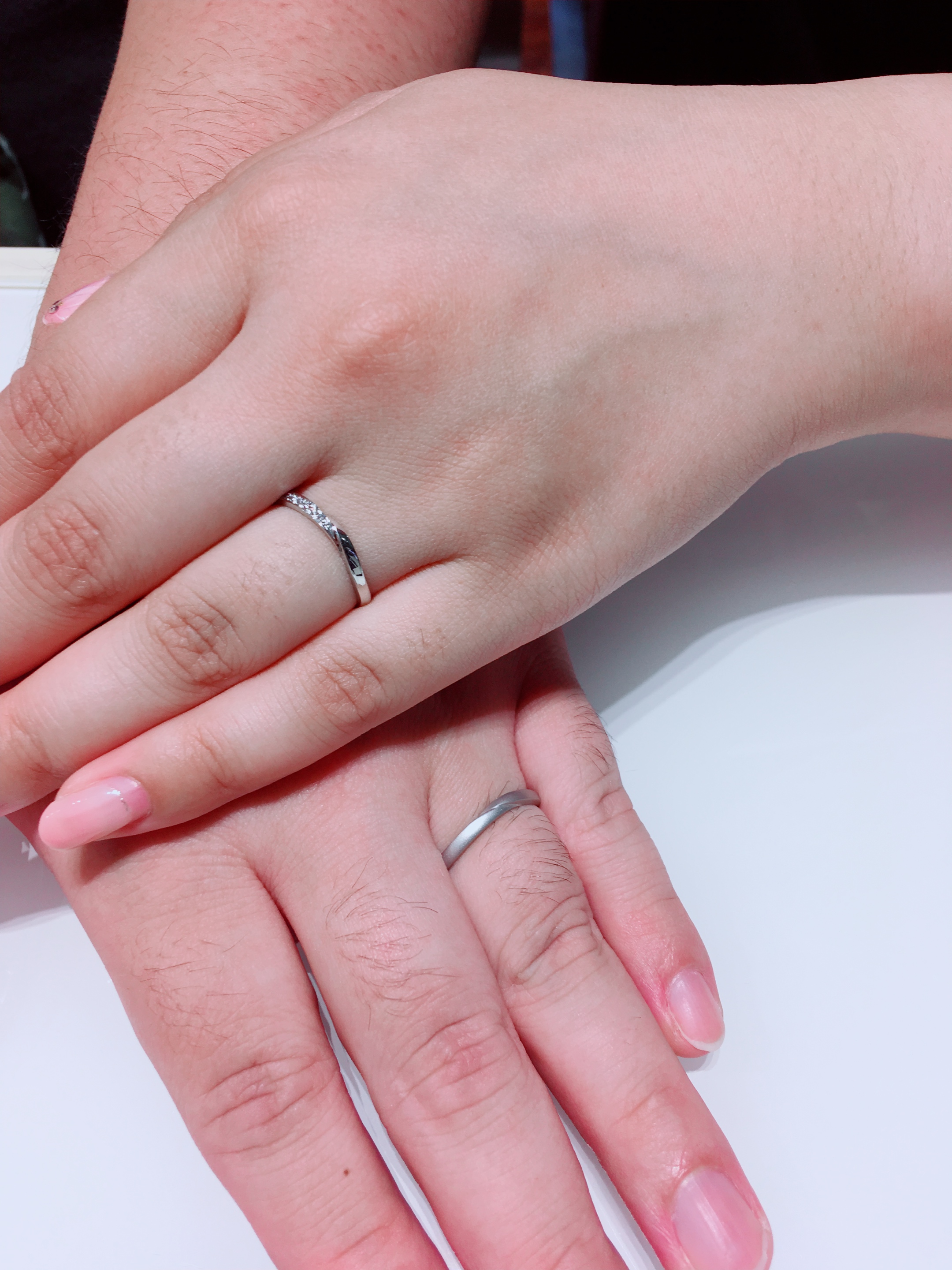 【長岡市】NIWAKA-俄の結婚指輪「せせらぎ」をご成約「素敵な指輪に出会えて幸せです！」長岡市Y様・Y様