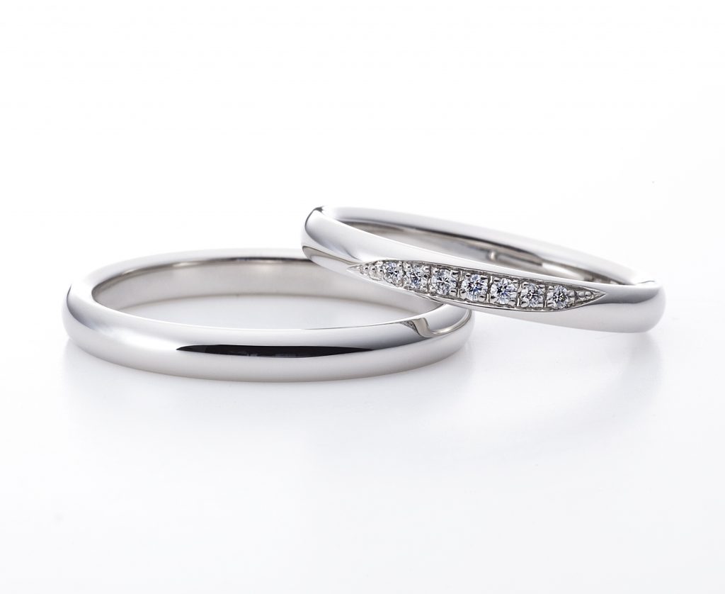 ラザールダイヤモンドの結婚指輪　メテオ