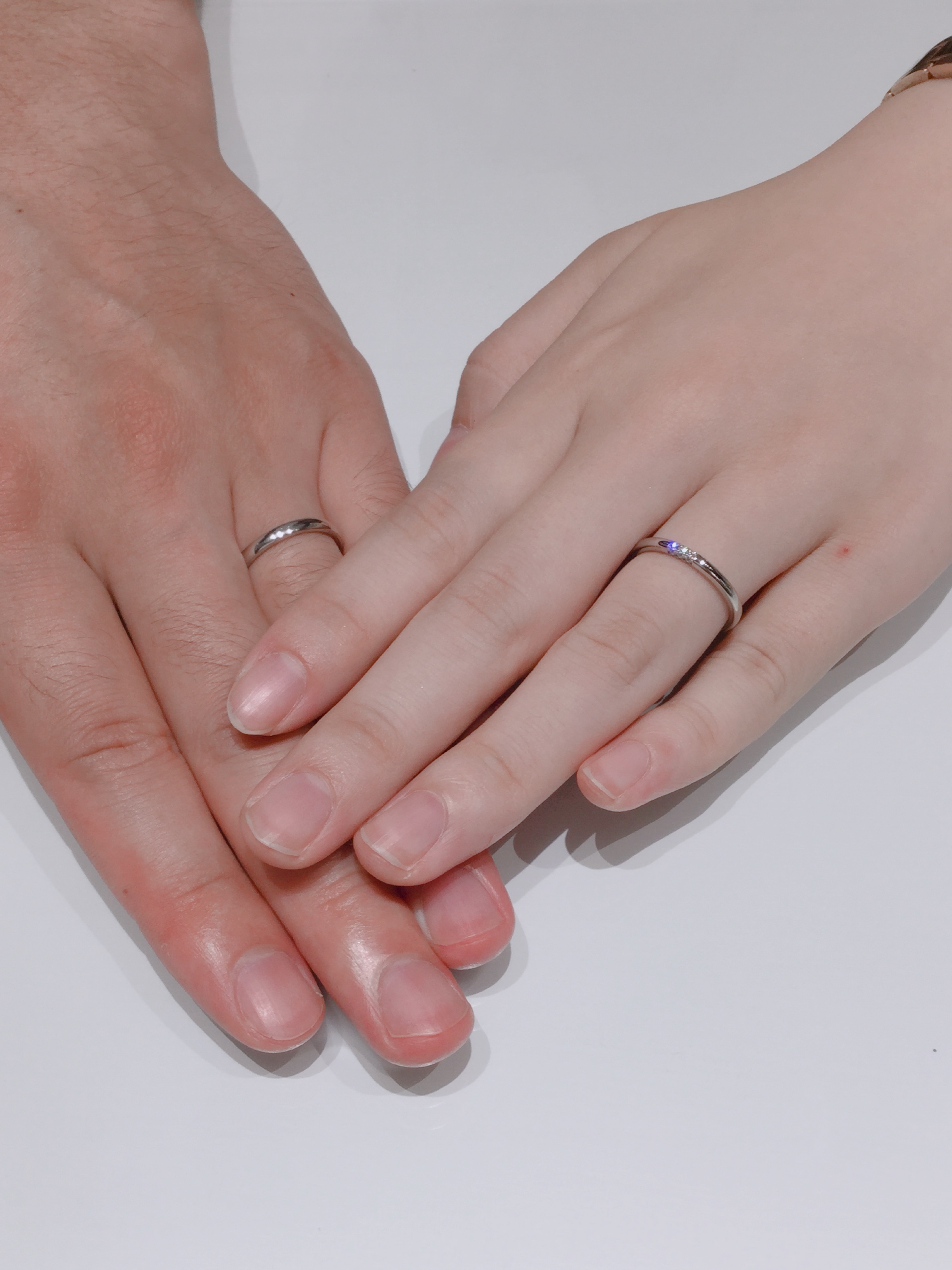 お客様フォト フェアリープラチナムの結婚指輪