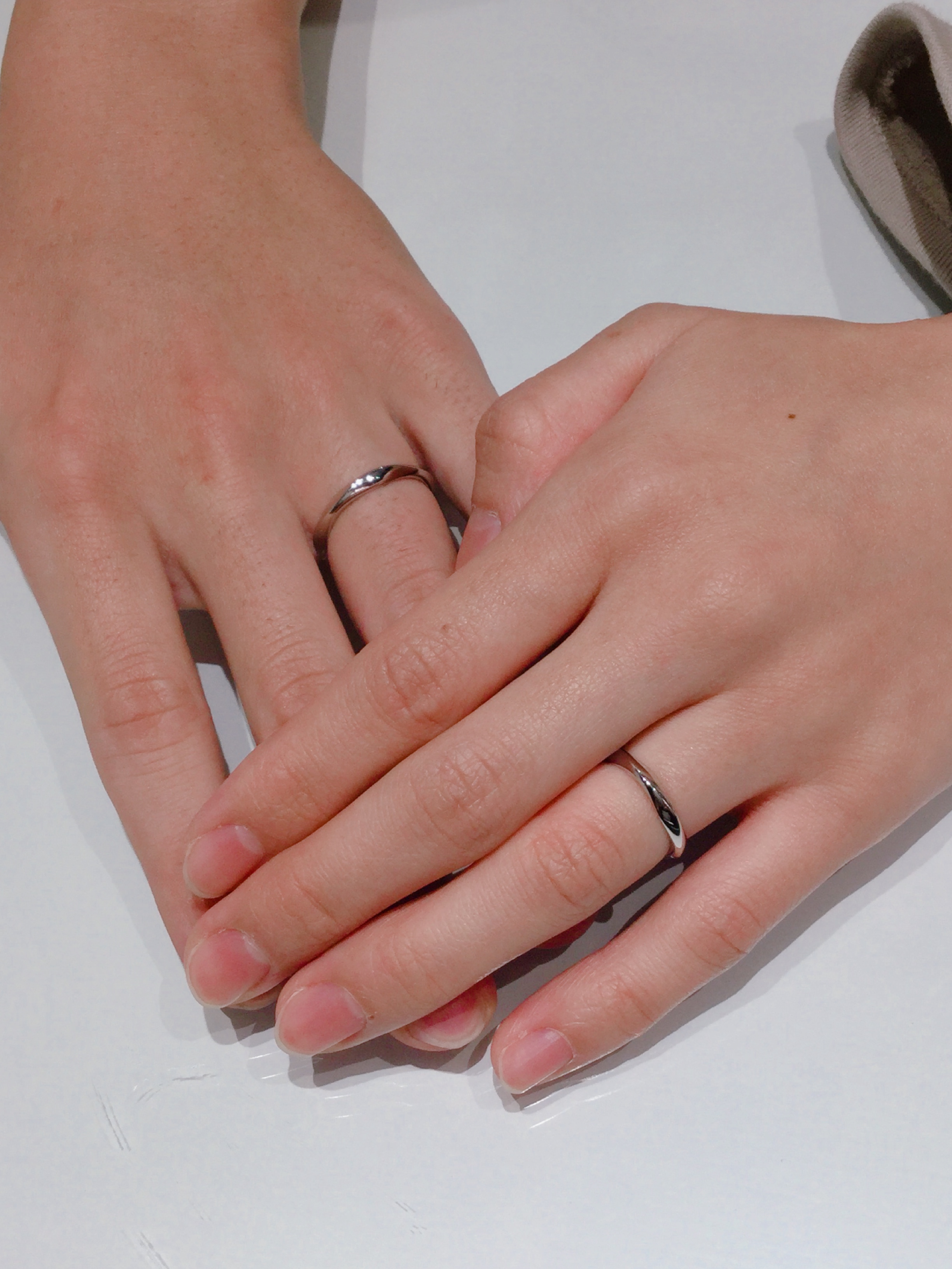 シンプルさと直感が決め手｜俄の結婚指輪「由良」をご成約。新潟市Y様・H様 | ISSHINDO Bridal Blog