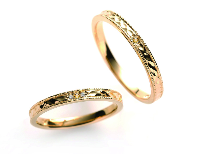 シトリンの結婚指輪